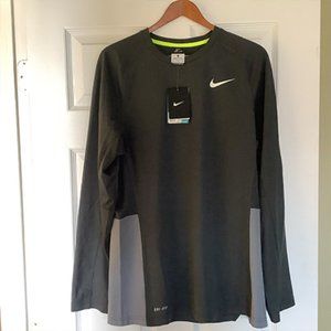 Nike Crossover L/S Dri-Fit Men Medium Color: Anthracite/Cool Grey/White
